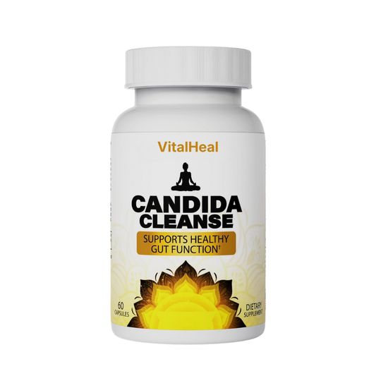 Candida Cleanse – Gut Support with Natural Herbal Formula, Oregano Leaf, Black Walnut & Caprylic Acid