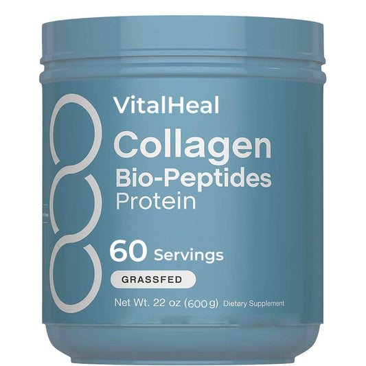 Collagen Bio-Peptides - Grassfed Protein Supplement - Advanced with 18 Essential Amino Acids
