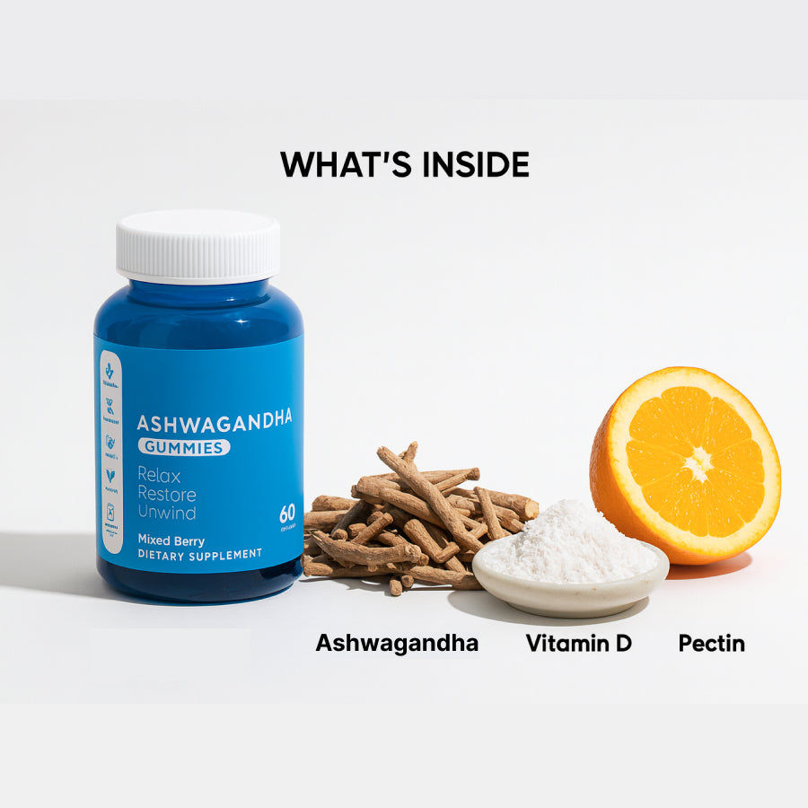 Ashwagandha Gummies - With KSM-66 and Vitamin D