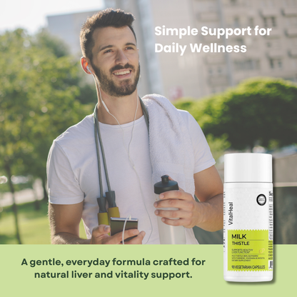 Milk Thistle Supplement – Liver Support Formula with Turmeric, Inositol & Vitamin C (1000mg)