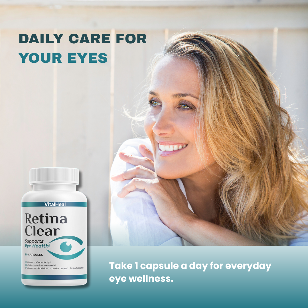 Eye Health Supplement with Lutein & Zeaxanthin – Retina Clear Vision Support Formula
