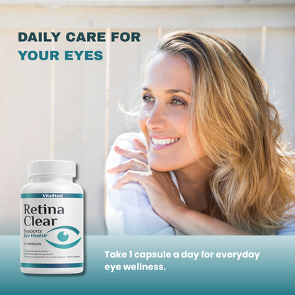 Eye Health Supplement with Lutein & Zeaxanthin – Retina Clear Vision Support Formula
