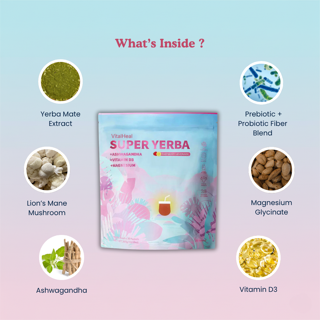 Super Yerba – Yerba Mate Instant Drink Powder for Energy, Focus & Gut Health