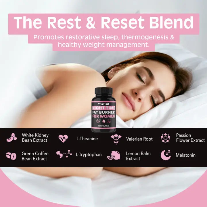 Vitalheal Nighttime Fat Burner for Women VitalHeal