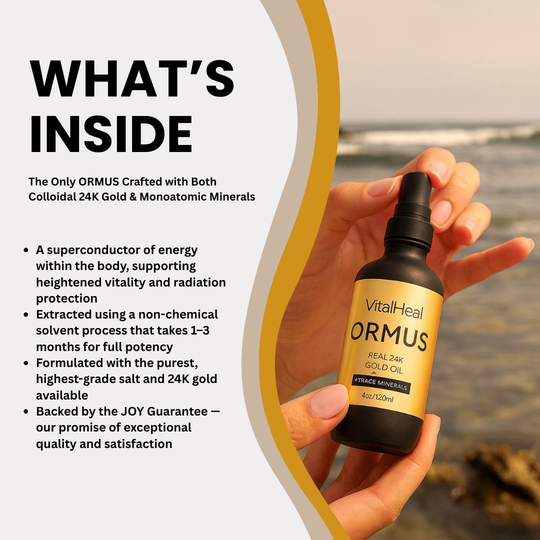 What's Inside Pure Ormus Gold Oil