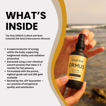 What's Inside Pure Ormus Gold Oil
