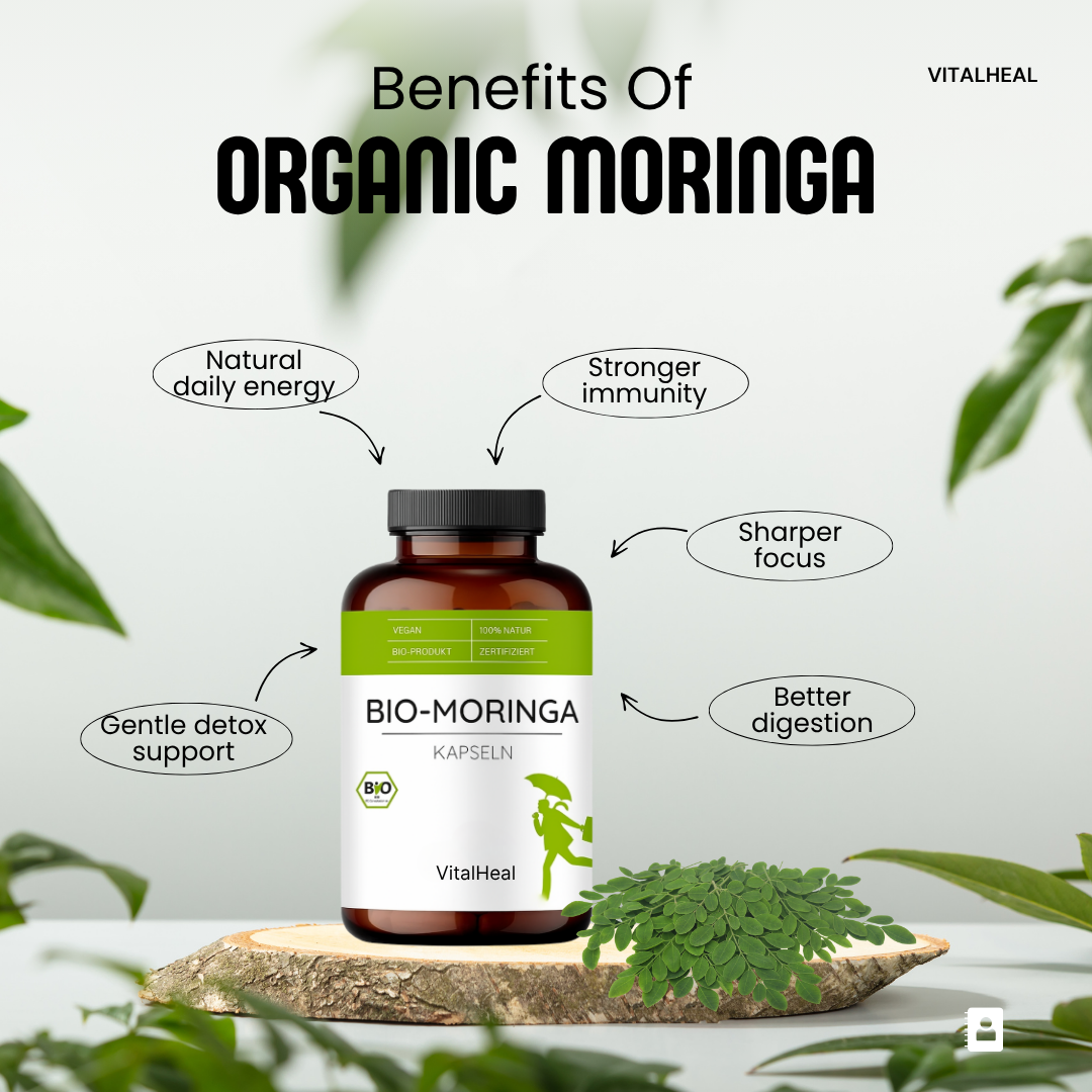 Bio Moringa Capsules – Moringa Leaf Powder for Daily Nutrition Support