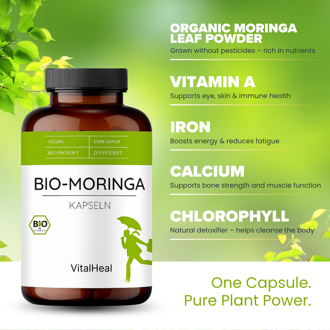 Bio Moringa Capsules – Moringa Leaf Powder for Daily Nutrition Support