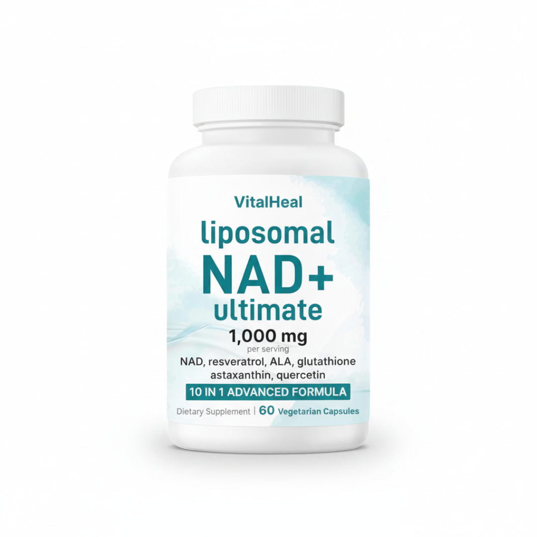 Liposomal NAD+ Ultimate – NAD Supplement with Resveratrol | 10-in-1 Healthy Aging & Energy Support