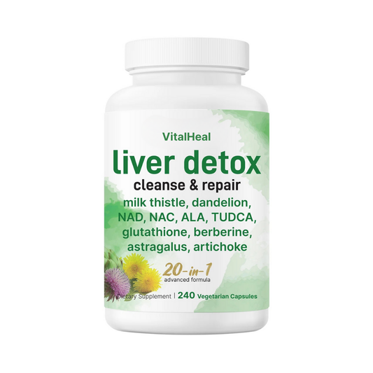 Liver Detox & Support Complex – 20-in-1 Herbal Formula for Natural Cleanse & Daily Wellness