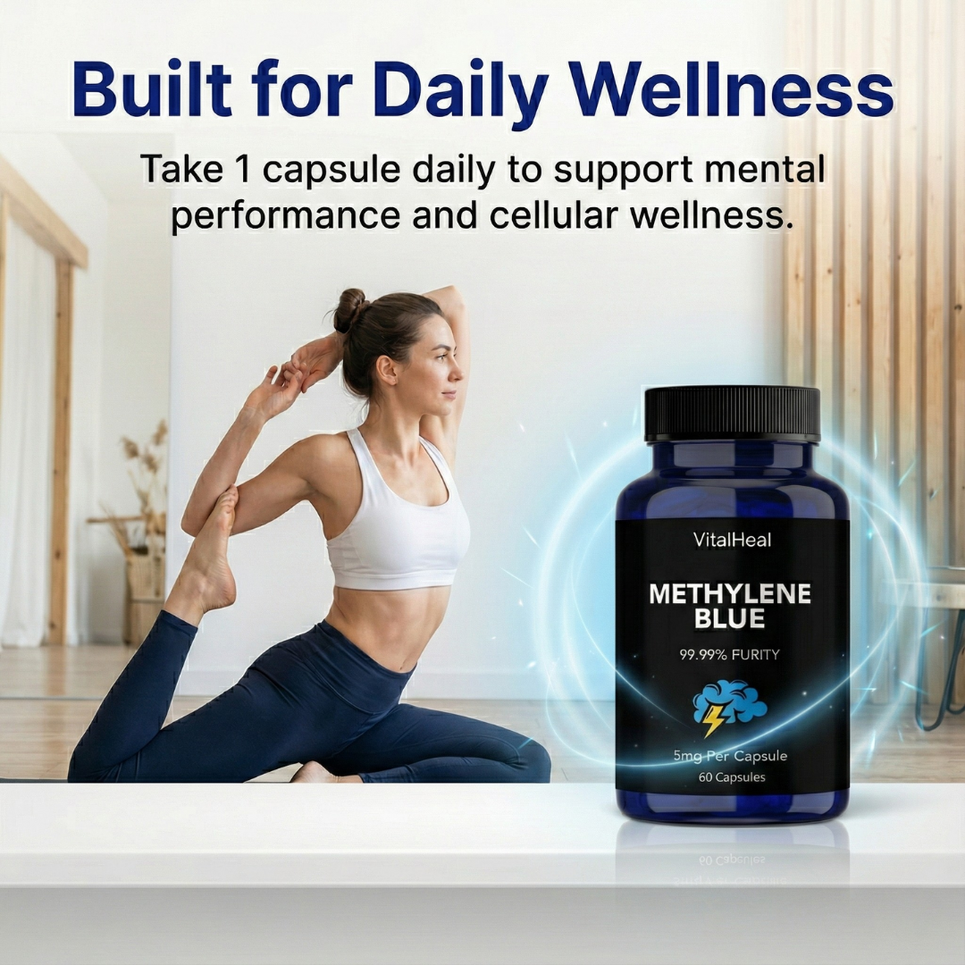 Methylene Blue Capsules – Cognitive & Cellular Energy Support Supplement
