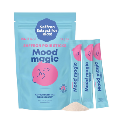 Mood Magic – Saffron & Vitamin Pixie Stix for Kids, Fruit Punch