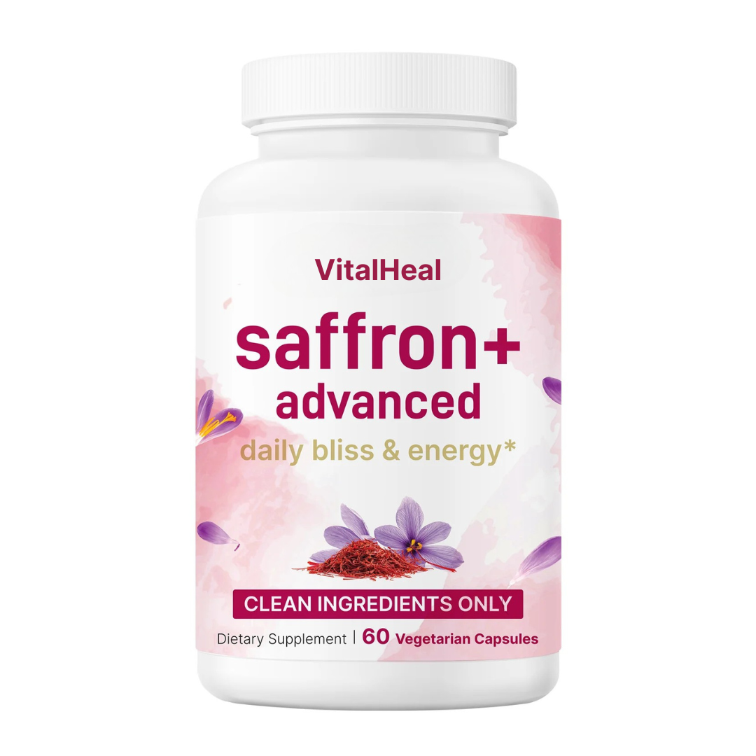 Saffron+ Advanced – 10-in-1 Saffron Complex for Daily Bliss, Mood & Energy