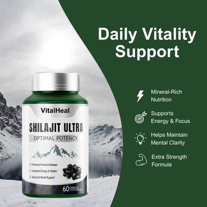 Shilajit Ultra – Optimal Potency Pure Himalayan Resin